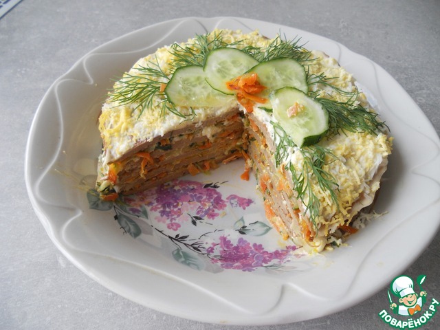 Печеночный торт