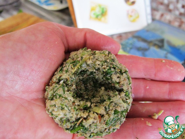Pkhali of spinach