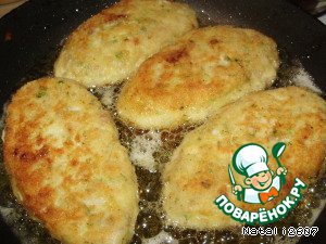 Fish cakes with filling