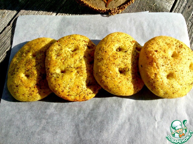 Mini Focaccia with herbs de Provence