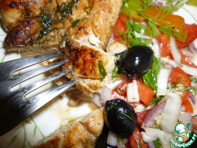 Baked chicken breast, 