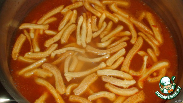 Венгерский рыбный суп 