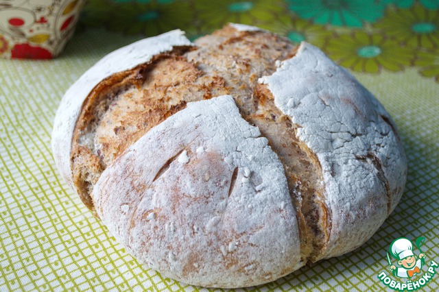 Bread with beans + pizza, loaves (Lenten)