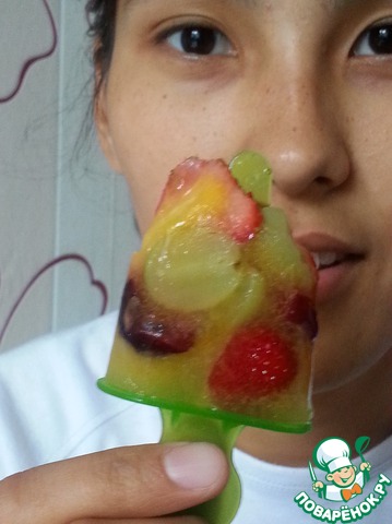 Fruit ice Lolly