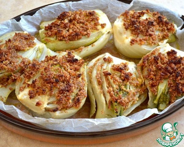 Baked fennel with fragrant stuffing