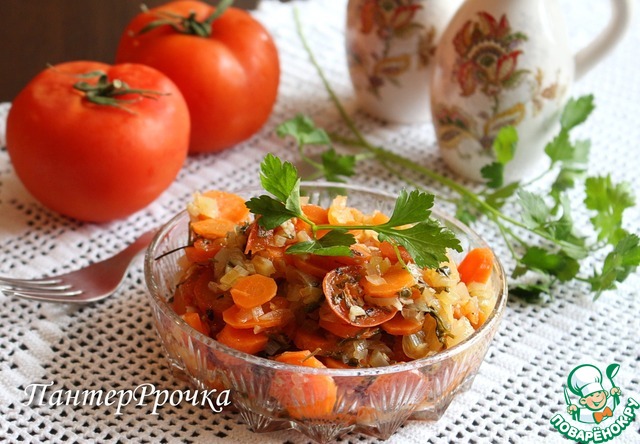 A cold appetizer of 