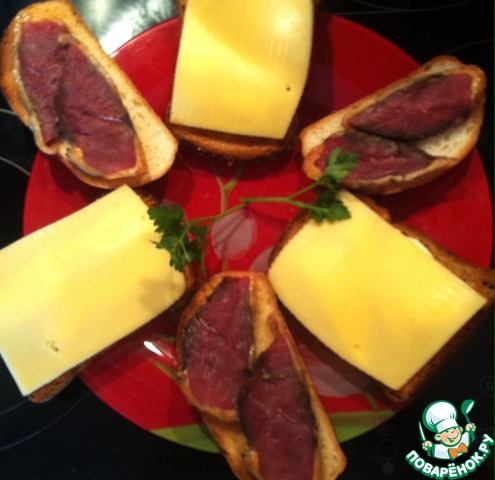 Cured breast of Muscovy ducks