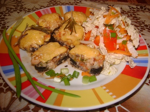 Mushrooms stuffed