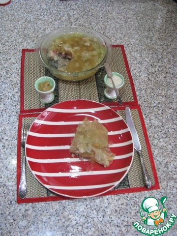 Jellied canned meat