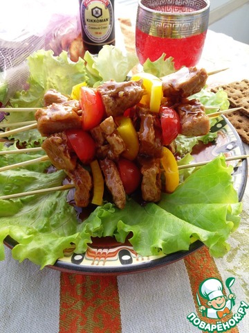 Soy kebabs