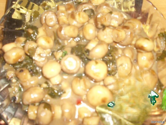 Pickled mushrooms