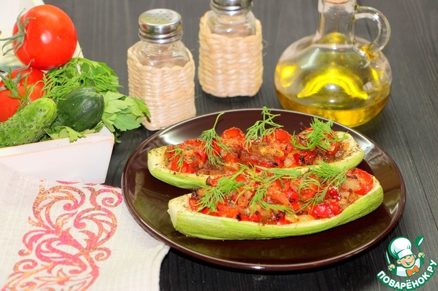 Фаршированные кабачки 