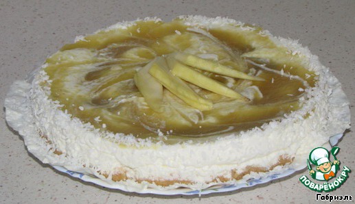 Mango cheesecake no-bake