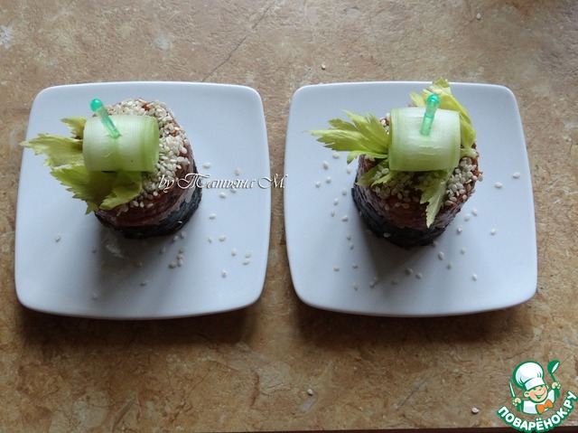 Fish snack with rice