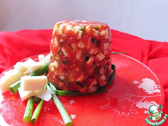 Закусочное томатное желе