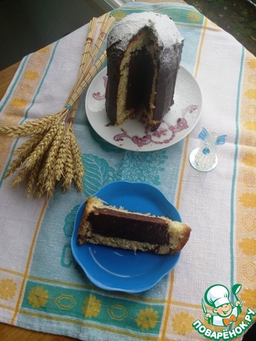 Royal panettone with chocolate