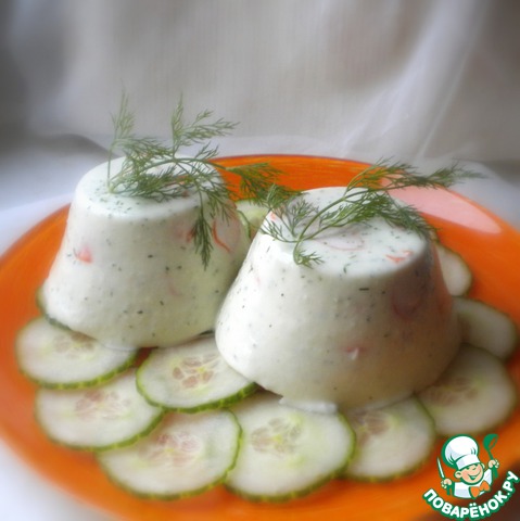 Cucumber mousse