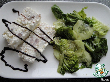 Mascarpone-terrine of herring and Apple