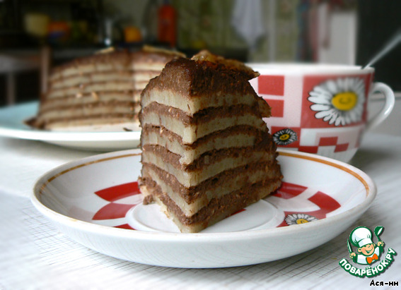 Lenten pancake cake