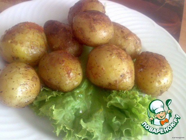 Young potatoes - not simple, but gold