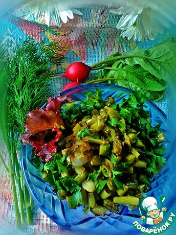 Green beans braised
