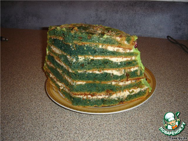 Green cake