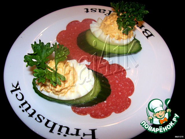 Deviled eggs for Breakfast
