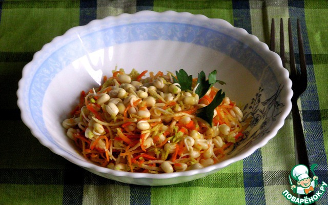 Salad with sprouts Masha