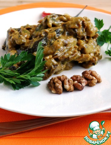 Spicy eggplant sauce