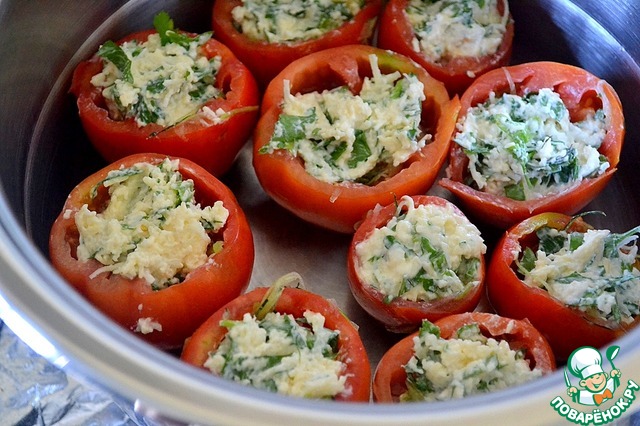 Stuffed baked tomatoes