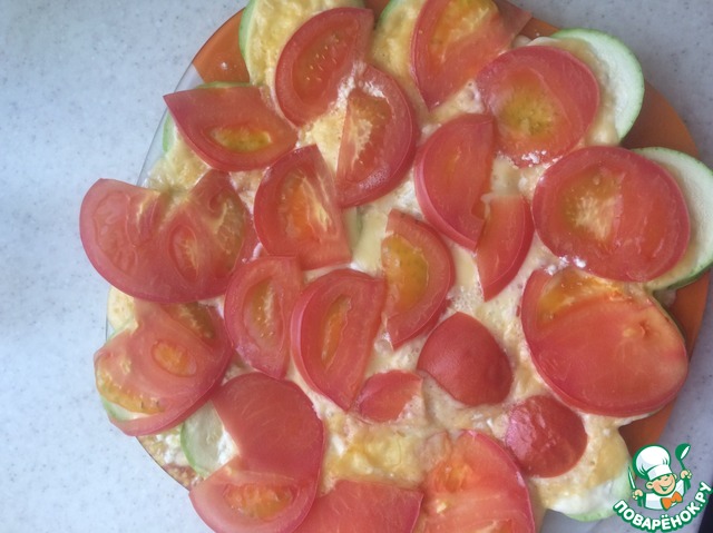 Tasty zucchini in the microwave