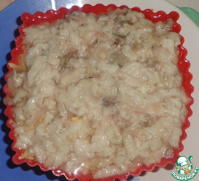 Jellied fish with egg