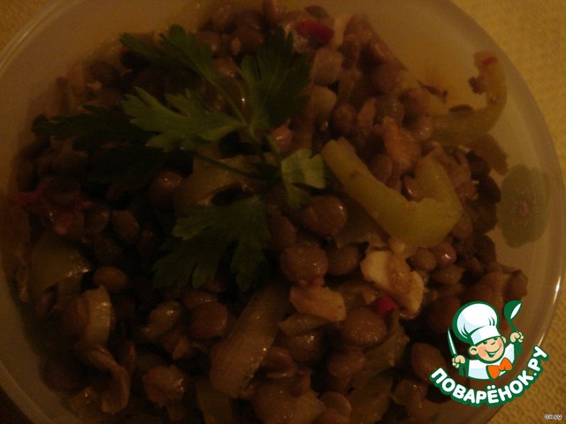 Lentil salad