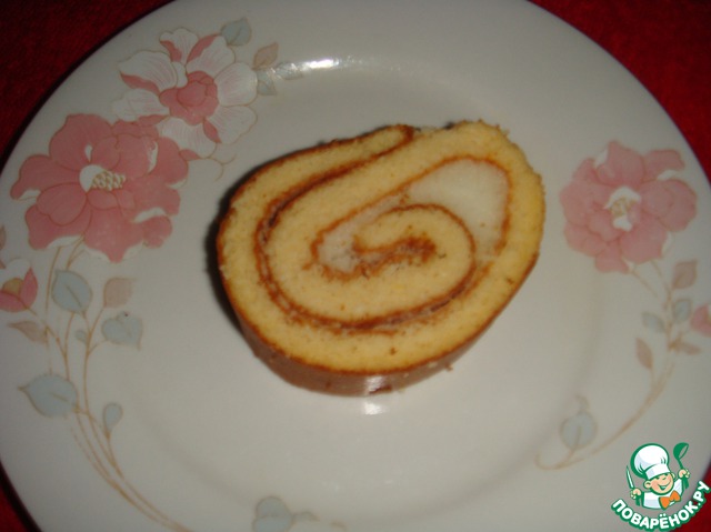 Almond cake with Apple filling air without sugar and flour