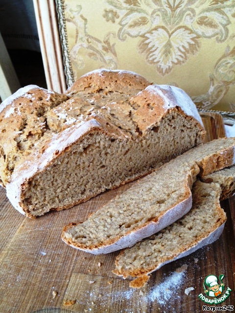 Quick wheat-rye bread