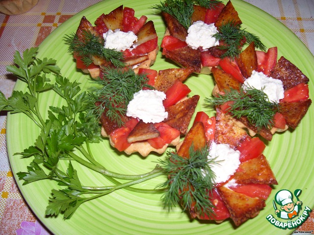 Тарталетки с копченым вкусом