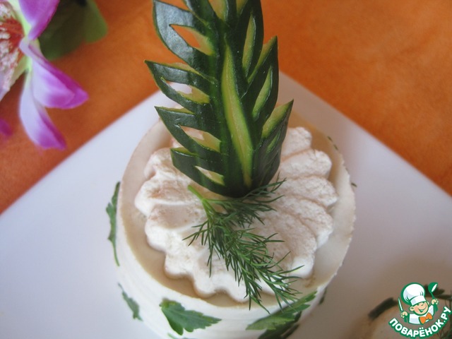 Stuffed with fish mousse