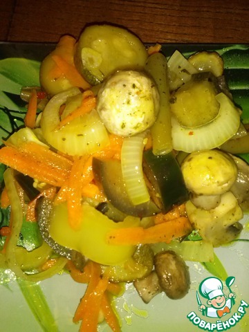 Vegetable mix in Korean