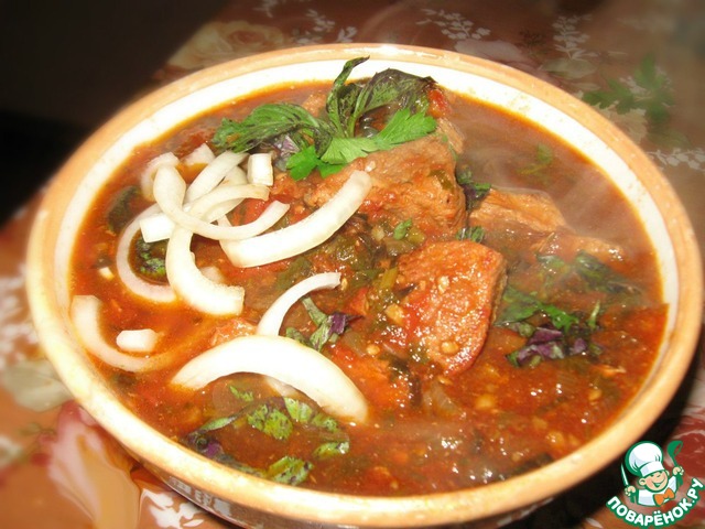 Chakhokhbili of chicken (or beef)