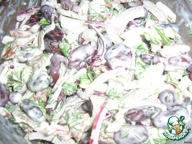 Salad with beans