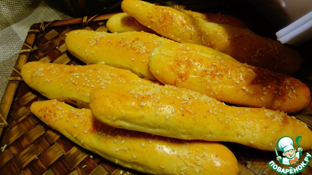 Breadsticks with Parmesan