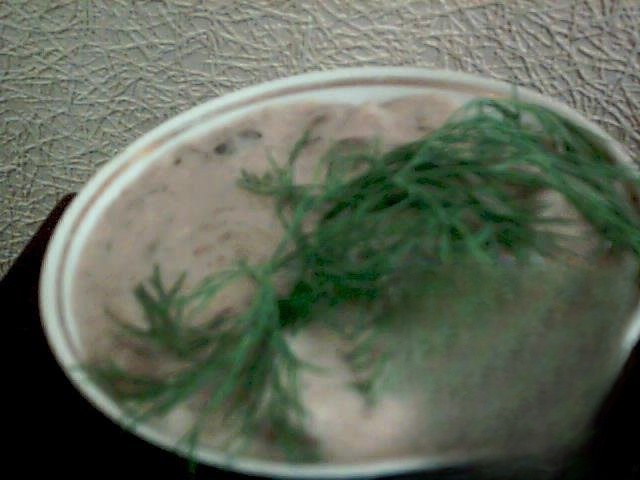 Mushrooms in sour cream