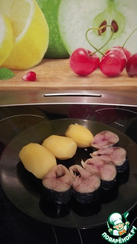 Mackerel with mustard seeds