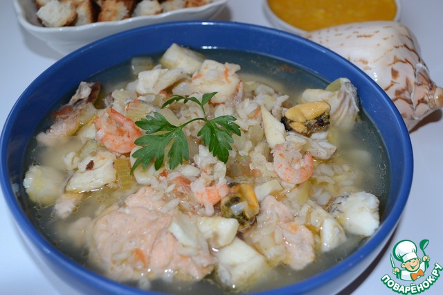 The French fishermen soup 