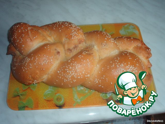 Cheese bread (braid)