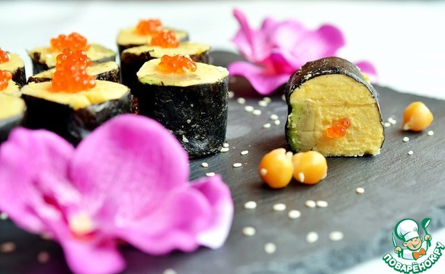 Rolls with chickpeas