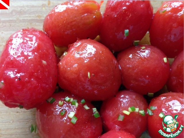 Marinated cherry tomatoes