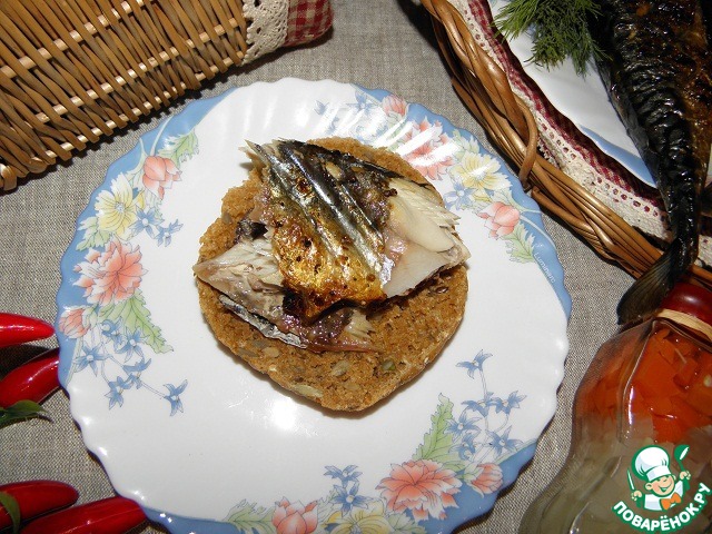 Mackerel with garlic 