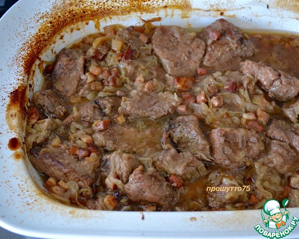 Stewed meat in Belgian