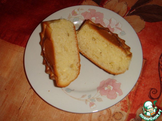 Bread muffins from the batter